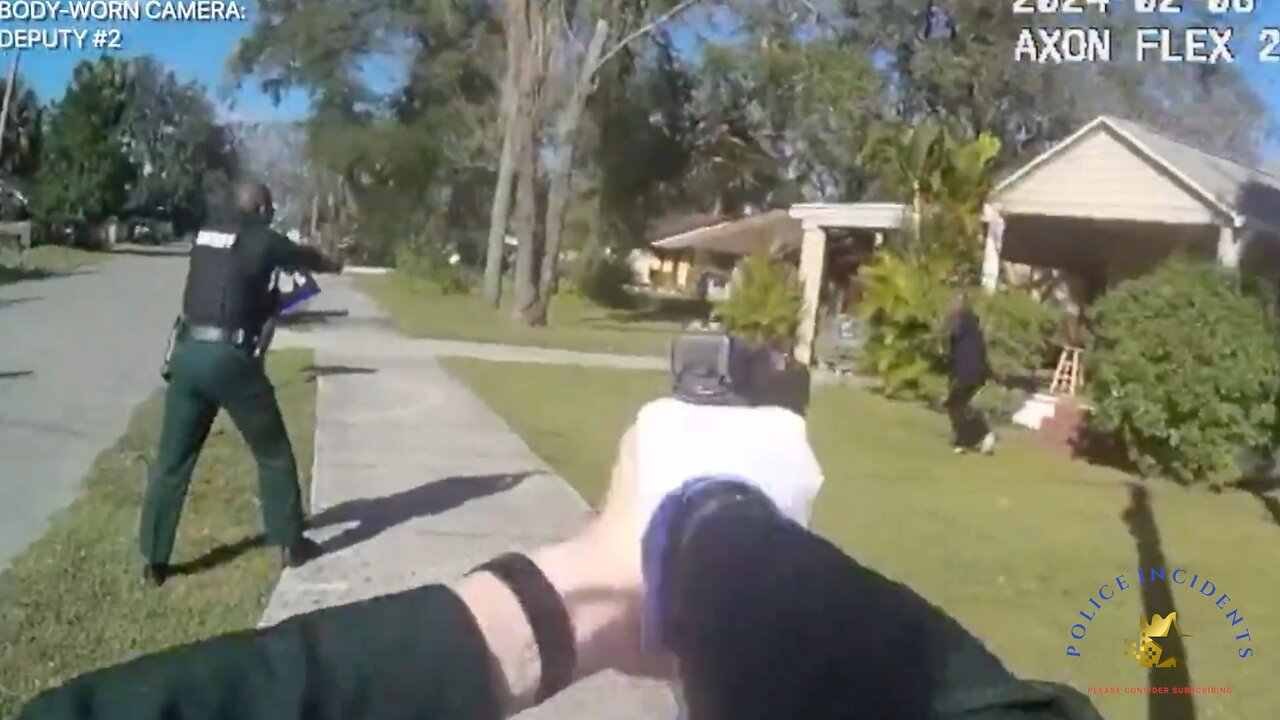 Bodycam footage of cops shooting a man after he charged at them with a knife