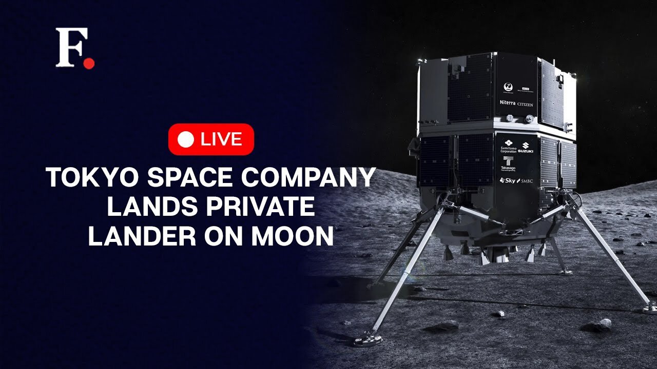 LIVE : Tokyo Space Company Lands Its Private Lander On The Moon