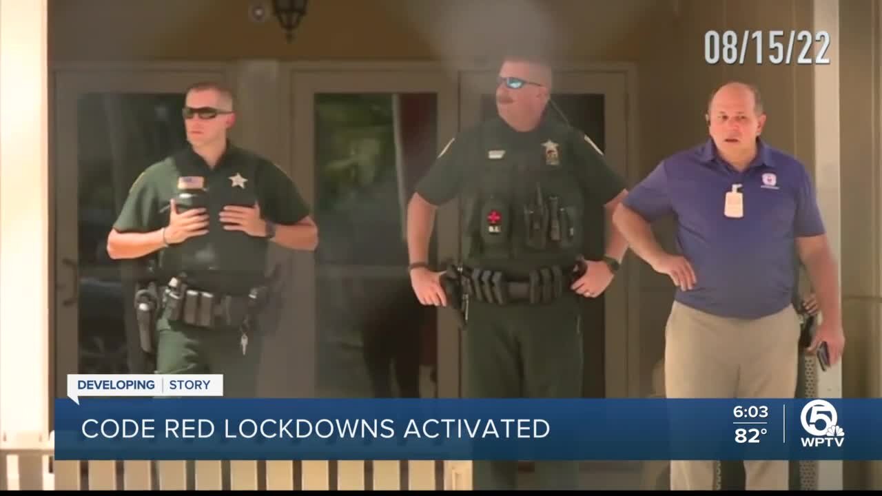 What are parameters to implement school lockdown?