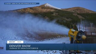 Let's talk snow! Ski resorts getting ready!