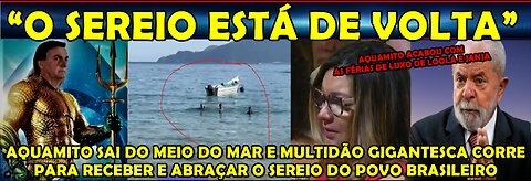 URGENTE “SEREIO DO POVO BRASILEIRO” BOLSONARO SAI DO MEIO DO MAR MULTIDÃO CORRER PARA VER O AQUAMITO