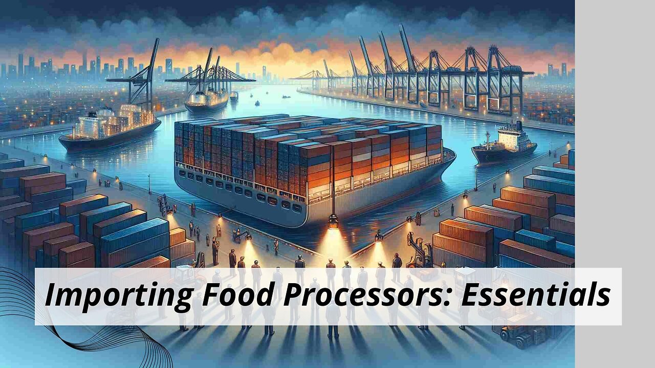 Navigating Customs: Importing Kitchen Electric Food Processors