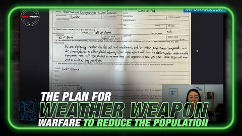 Weather Modification & Geoengineering Plan to Reduce the Population