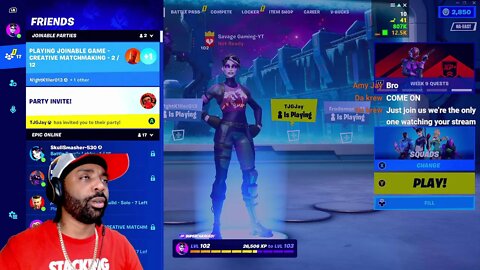 SAVAGE GAMING-YT LIVE FORTNITE