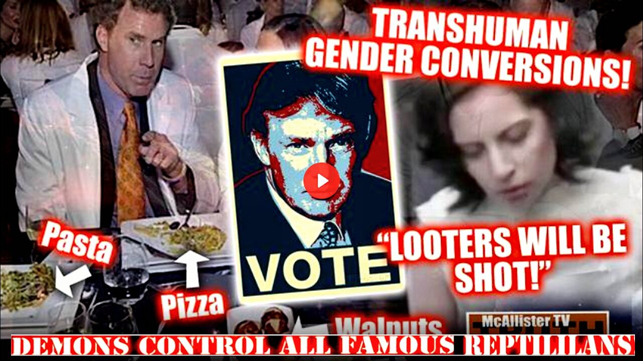 TRUMP CA SPEECH! SATANIC GENDER CONVERSIONS! FRANKLIN AFFAIR! TORY SMITH AND MELANIA!