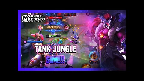 SÓ EU FAÇO ESSE HERÓI NA JUNGLE E DA BOM KKKKKKKKKKK | MLBB