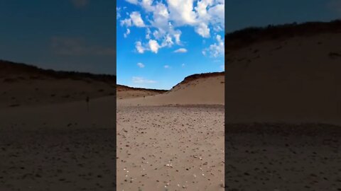 Beautiful sand dunes on Canada Day