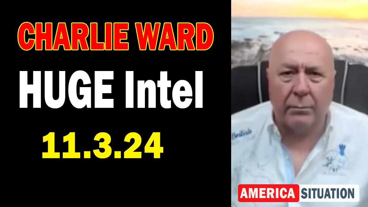 Charlie Ward HUGE Intel Nov 3: "Stop Child Trafficking With Charlie Ward & Chris"