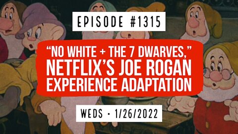 #1315 "No White & The 7 Dwarves", Netflix's Joe Rogan Experience Adaptation