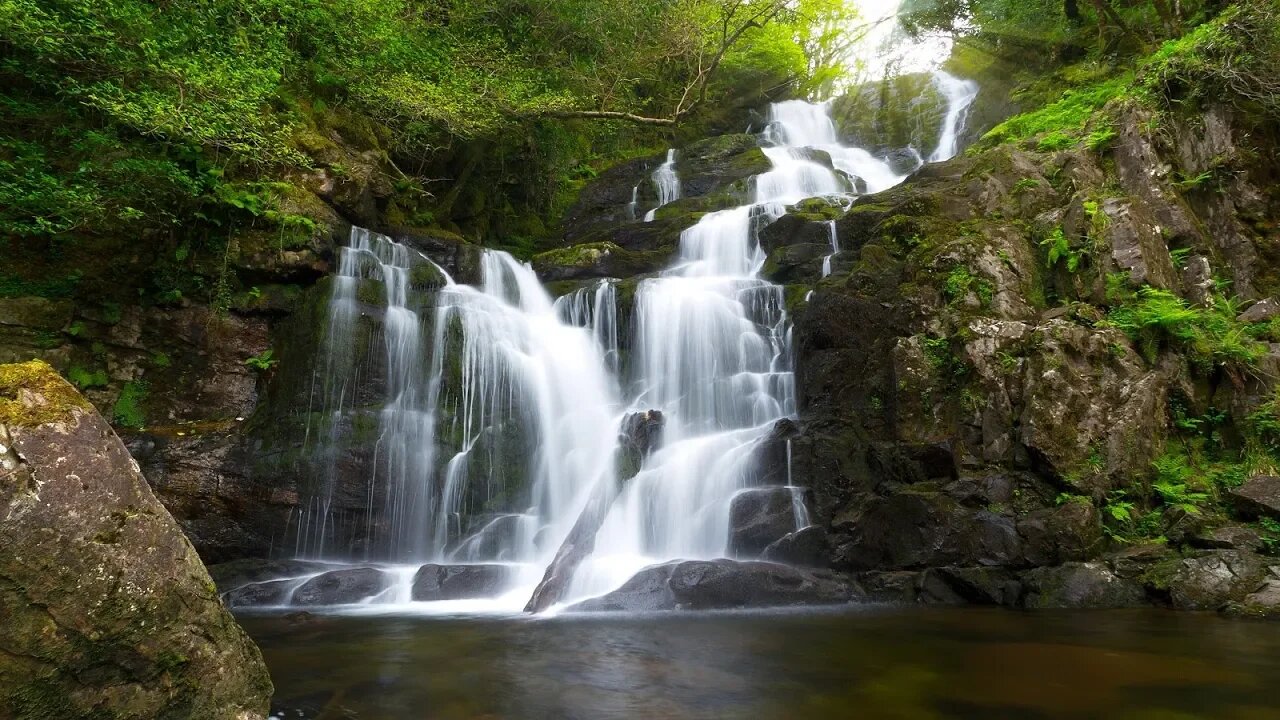 Celtic Sleep Music - Land of the Crystal Falls | Relaxing, Soothing, Peaceful ★128