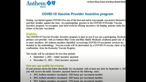 DOCTORS ACCUSED OF RECEIVING BRIBES TO PUSH COVID-19 VACCINE ON PATIENTS