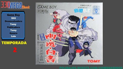 Jogo Completo 42:Yu Yu Hakusho 2: Ankoku Bujutsukai (Game Boy)