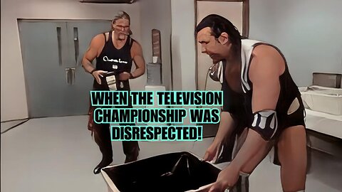 The Demise of the Television Championship