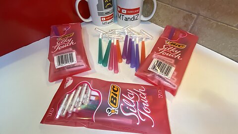 UnBoXing BIC Silky Touch Women's Disposable Razors 2 Blades Razor Handles 40 Count Value Pack Razors