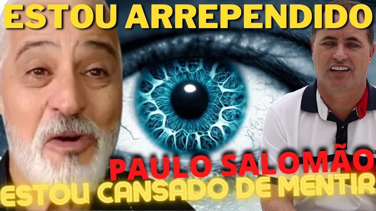 Pastor Osório: PAULO SALOMÃO - DESABAFO de UM MEMBRO da QUADRILHA - ARREPENDIDO OU TEATRO???