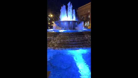 Water Fountain At night | 120FPS