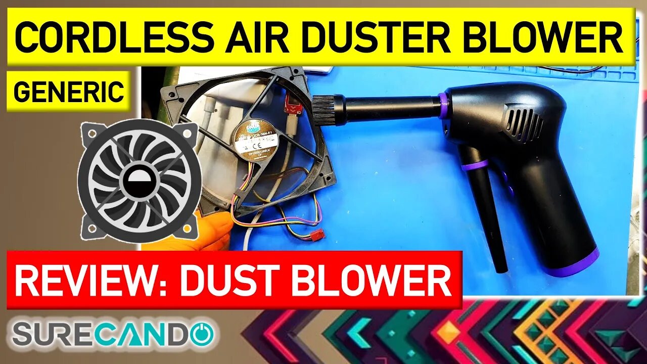 Review_ Wireless Air Duster USB Dust Blower Handheld Rechargeable Portable PC Laptop Clean Keyboard