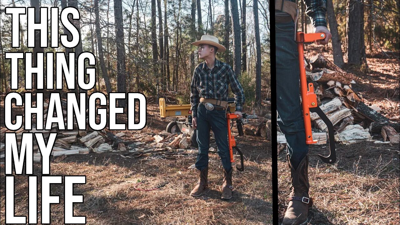 Kids Provide Fire Wood For The Homestead/ The Best Forestry Tool Ever Made