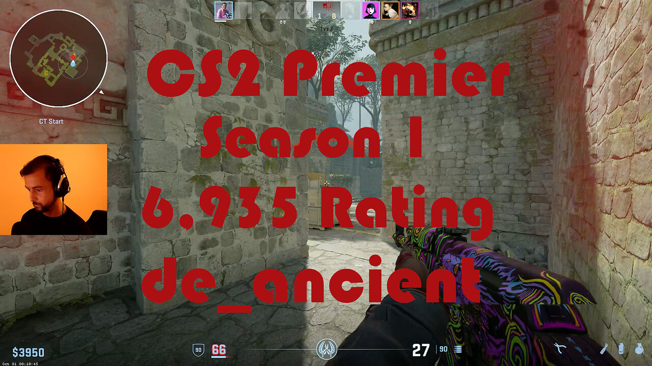 CS2 Premier Matchmaking - Season 1 - 6,935 Rating - de_ancient