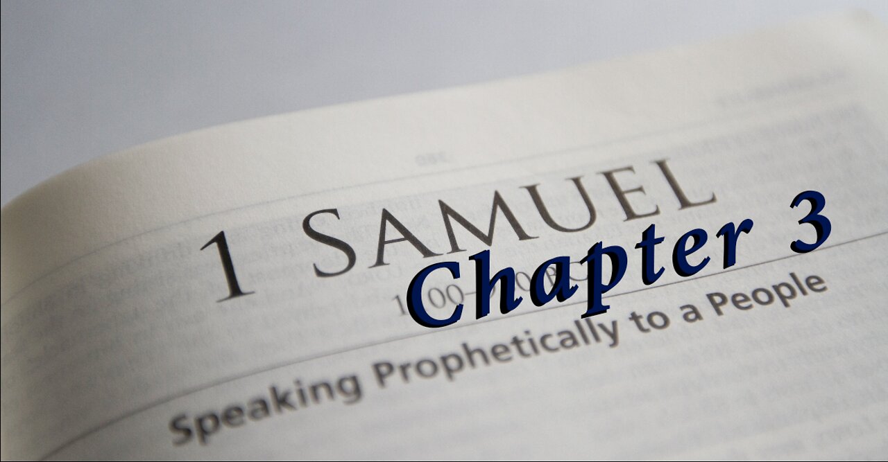 1 Samuel 3 --- 2022 JAN. 23rd --- Pastor Wayne Cash