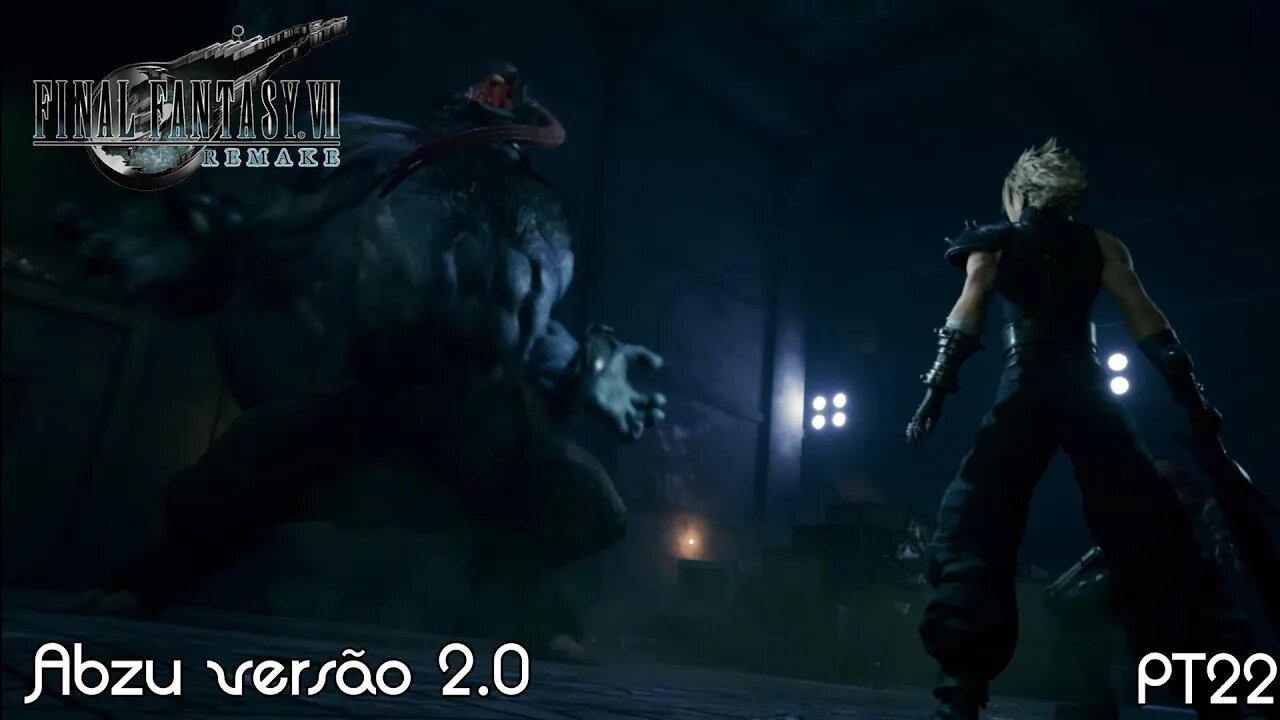 Lacaio do Corneo - Abzu v2.0 - Final Fantasy VII Remake Gameplay PT22 - PT-BR