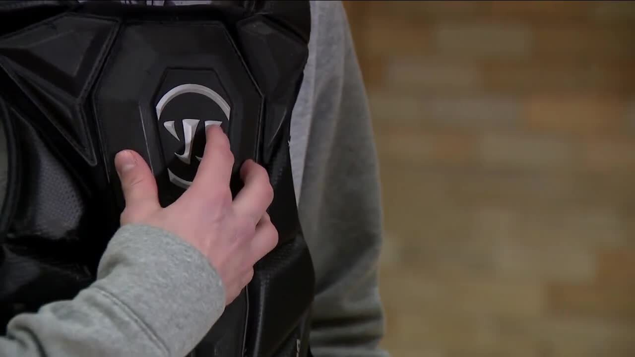 Athletes use specific gear to protect against rare heart phenomenon