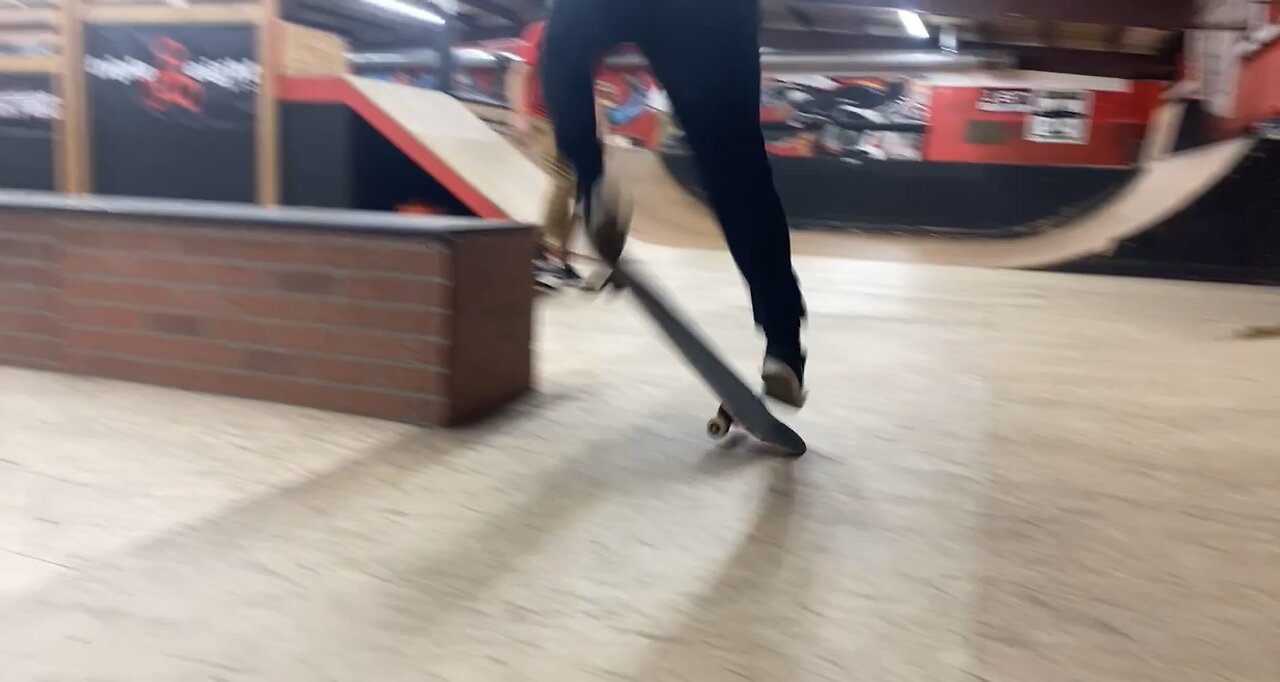 Kick flip 5050 at Asylum! Chicago IL