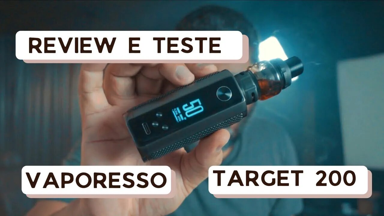 TARGET 200 DA VAPORESSO - REVIEW E TESTE @vaporurbano