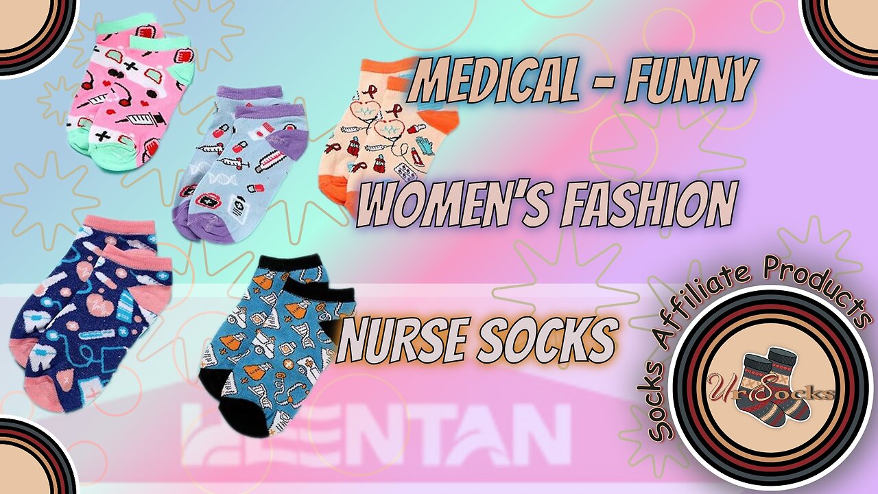 40 Pairs Women's Novelty Nurse Socks 👩‍⚕️ Funny Medical Socks 🎉 Great Gifts for Healthcare Workers