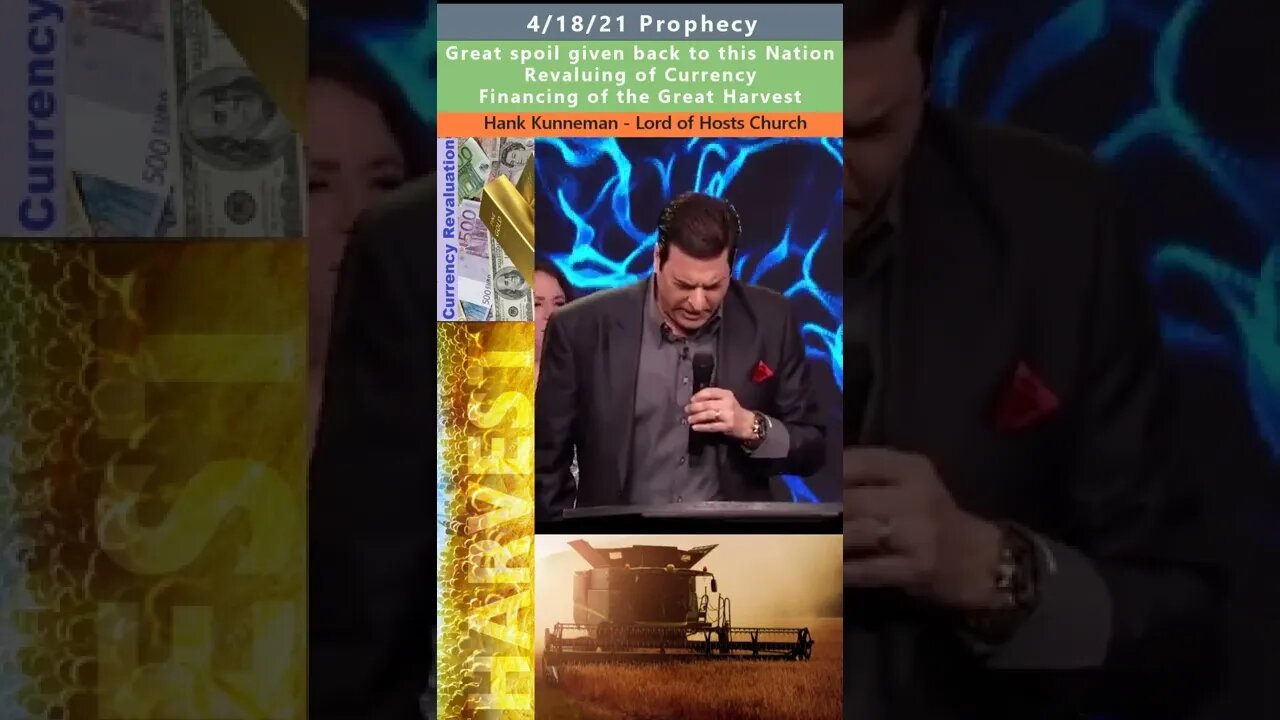 Great Spoil prophecy - Hank Kunneman 4/18/21