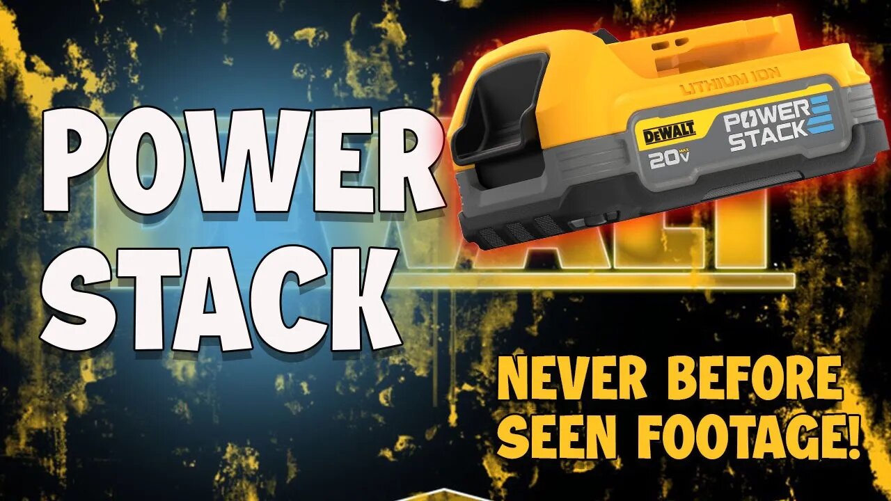 New Dewalt POWERSTACK BATTERY IS BETTER and why you should want them