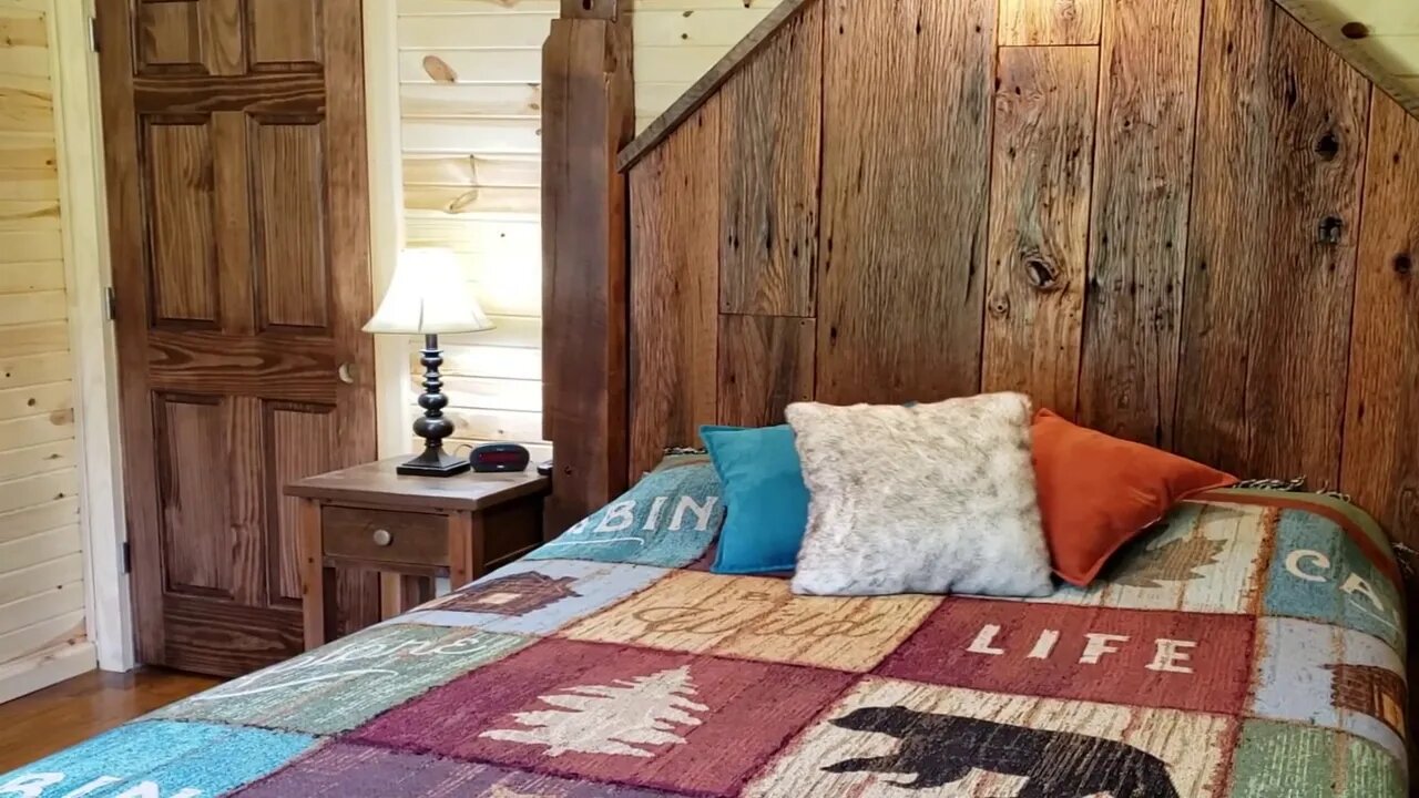 DIY RUSTIC Decor Barn wood head board!