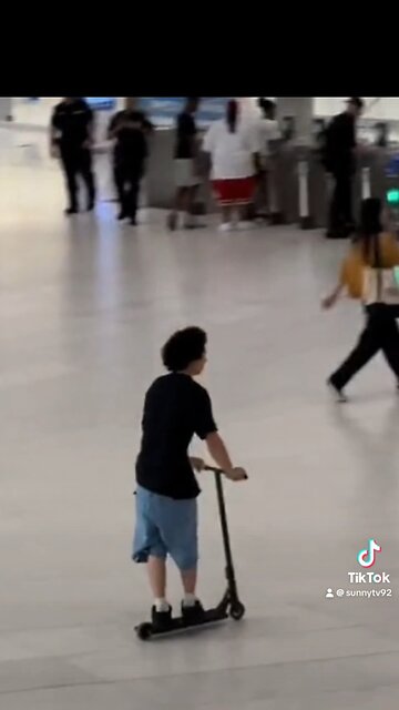 Bro insane with the scooter