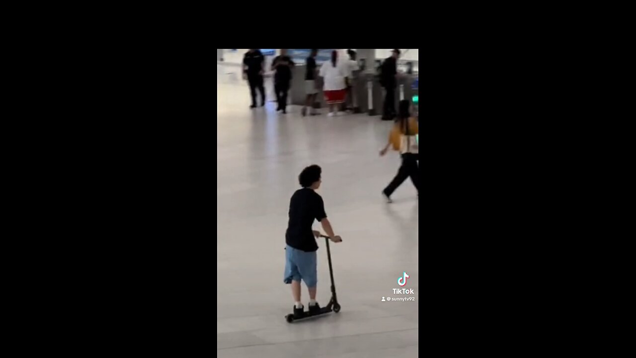 Bro insane with the scooter