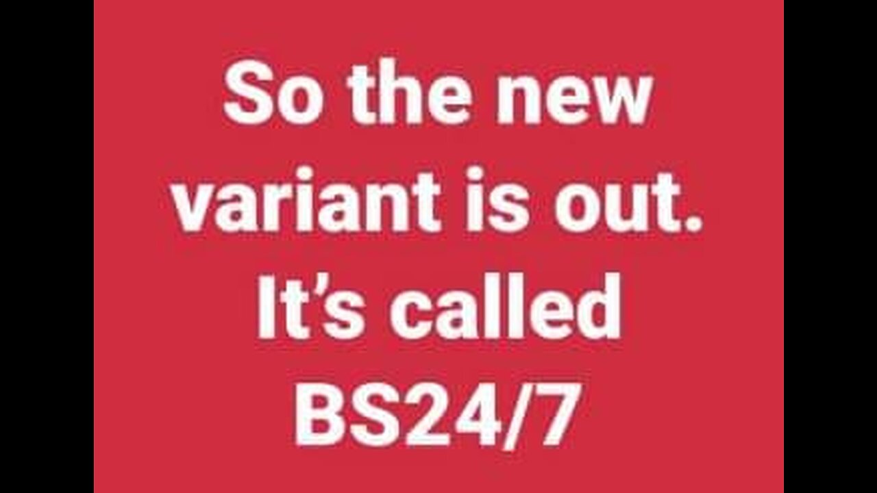 lets talk about the jab the newest scariant is BS 24/7