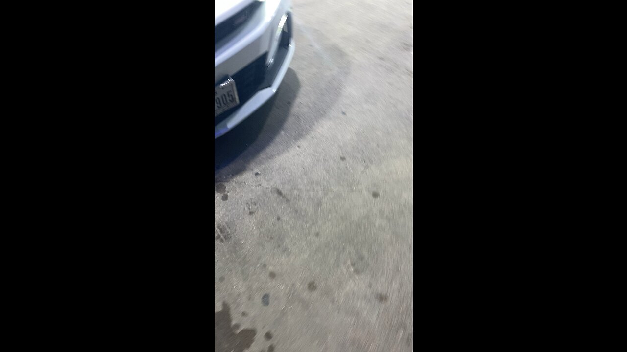 CAMARO SS CONVERTABLE AT THE GAS STATION