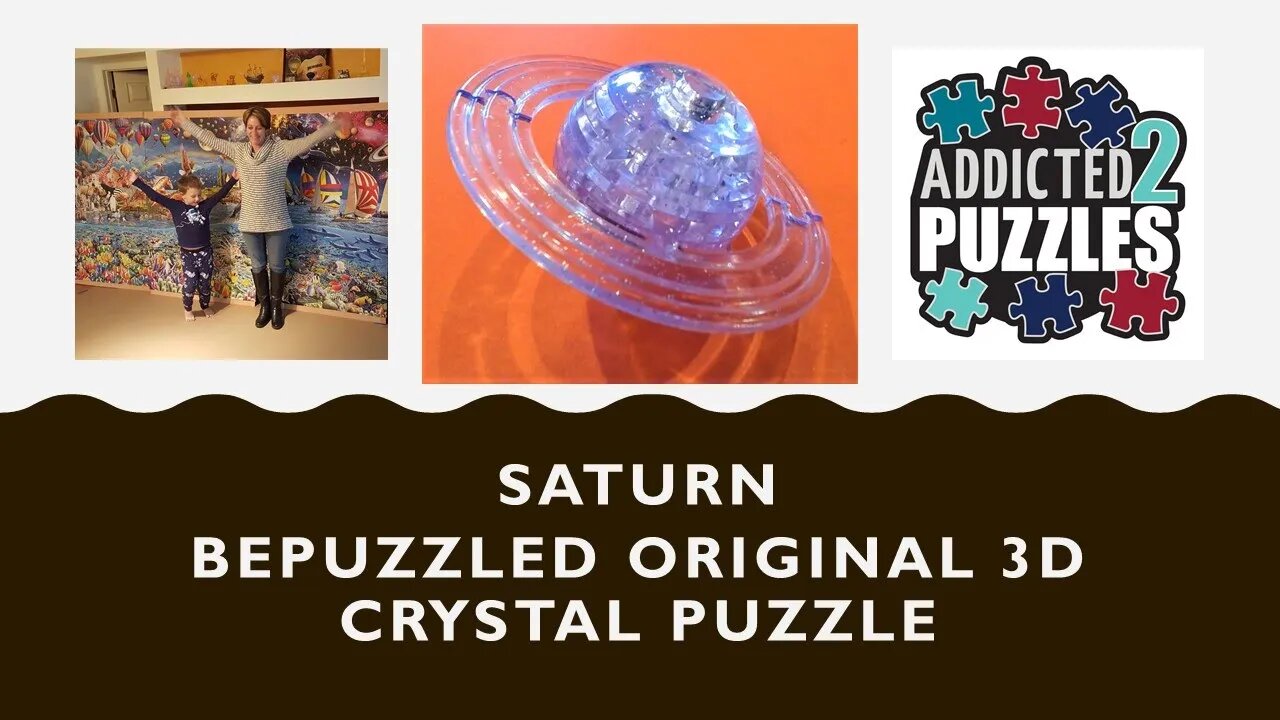 Saturn 3D Crystal Puzzle Tutorial