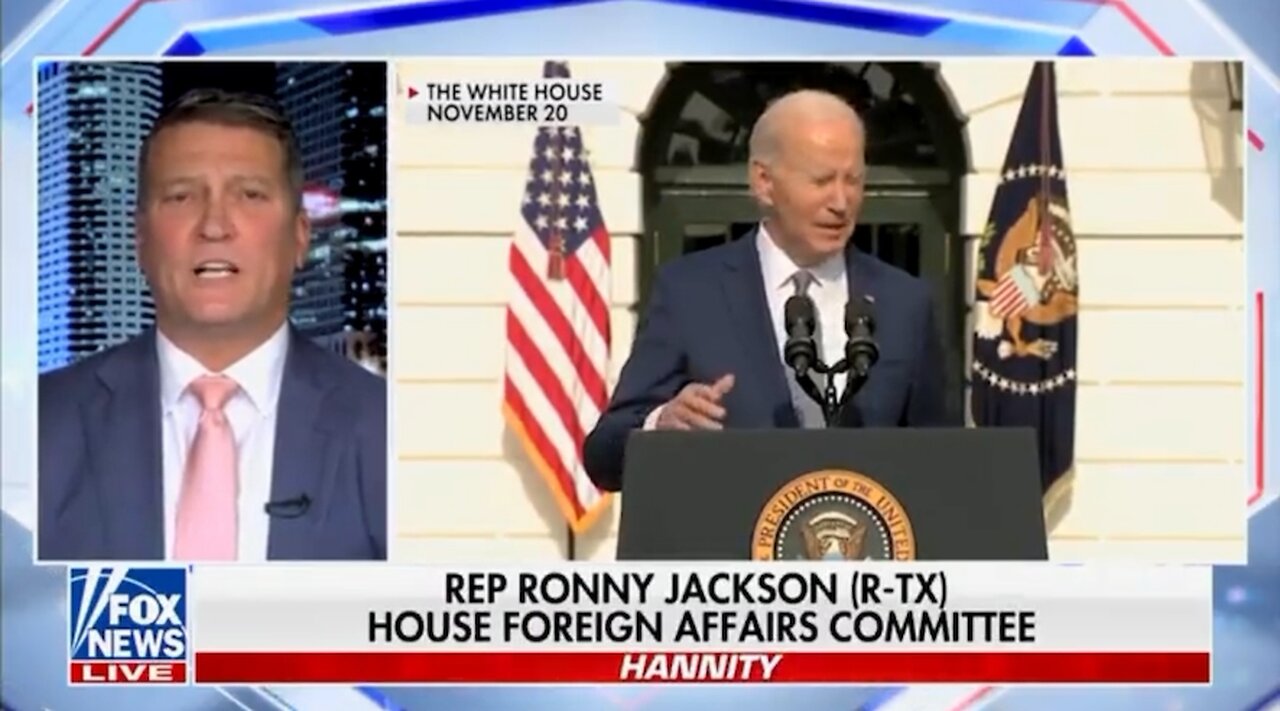 Ronny Jackson on Joe Biden’s awful health crisis