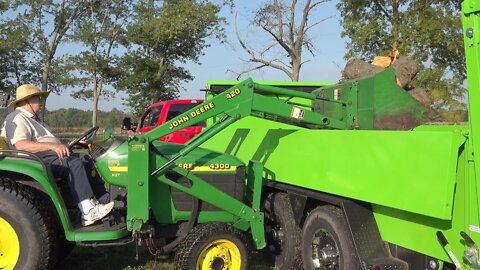 Haulin Wood!! Old Tractors, New Trailer! Truck and Trailer Tuesday!