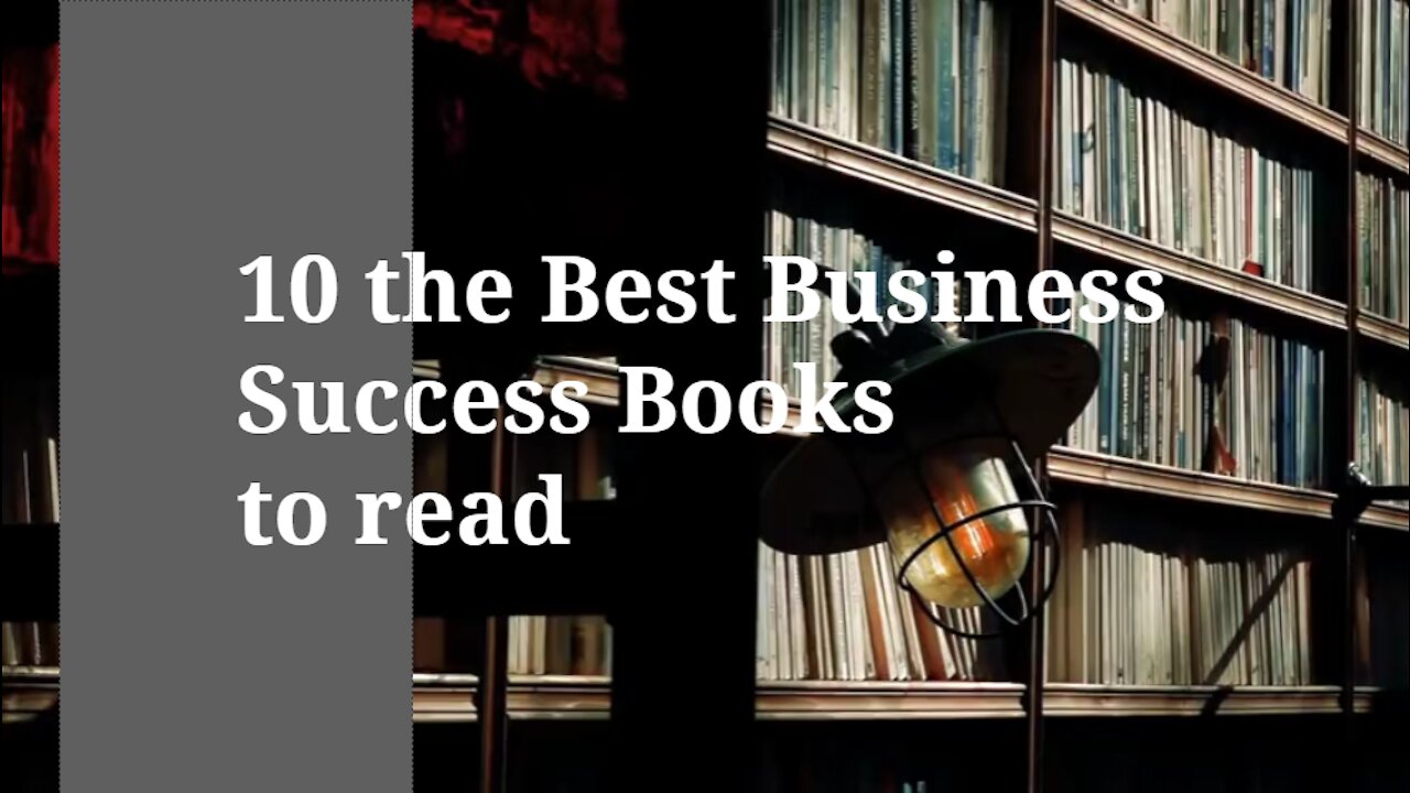 10 Best Successful Business Books to read