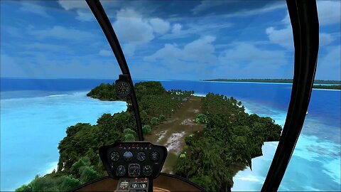 FSX:SE - R22 Approach into Kaghau Airport, Solomon Islands