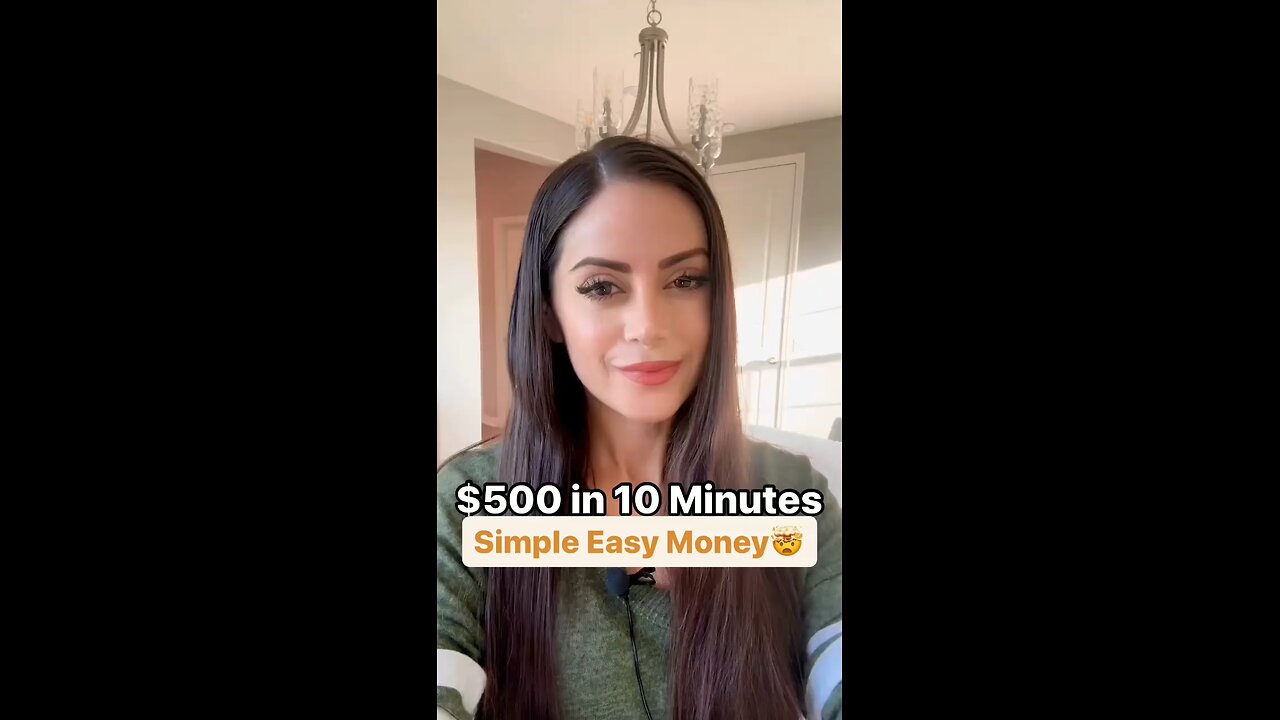 $500 in 10 minutes Simple easy money