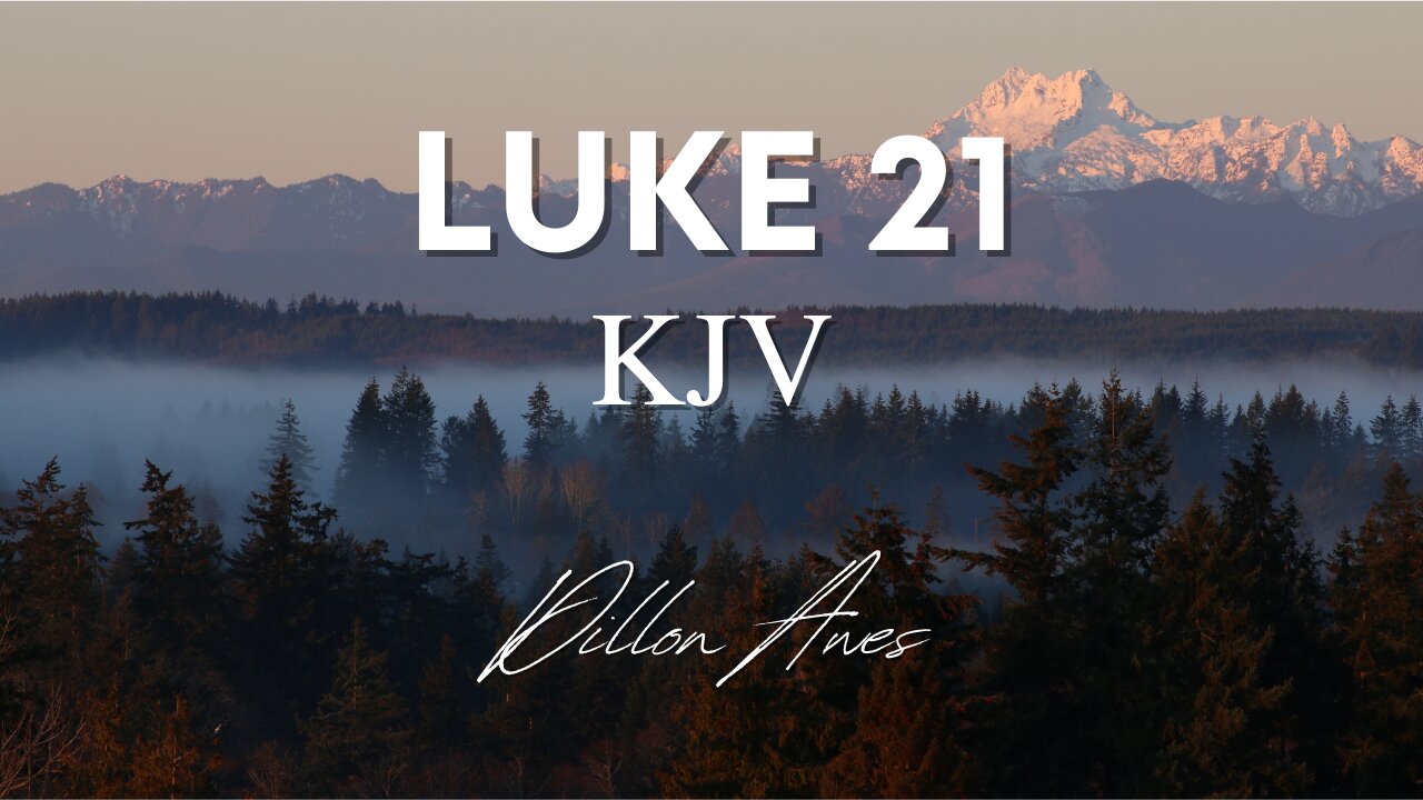 Luke 21 - King James Audio Bible Read By Dillon Awes