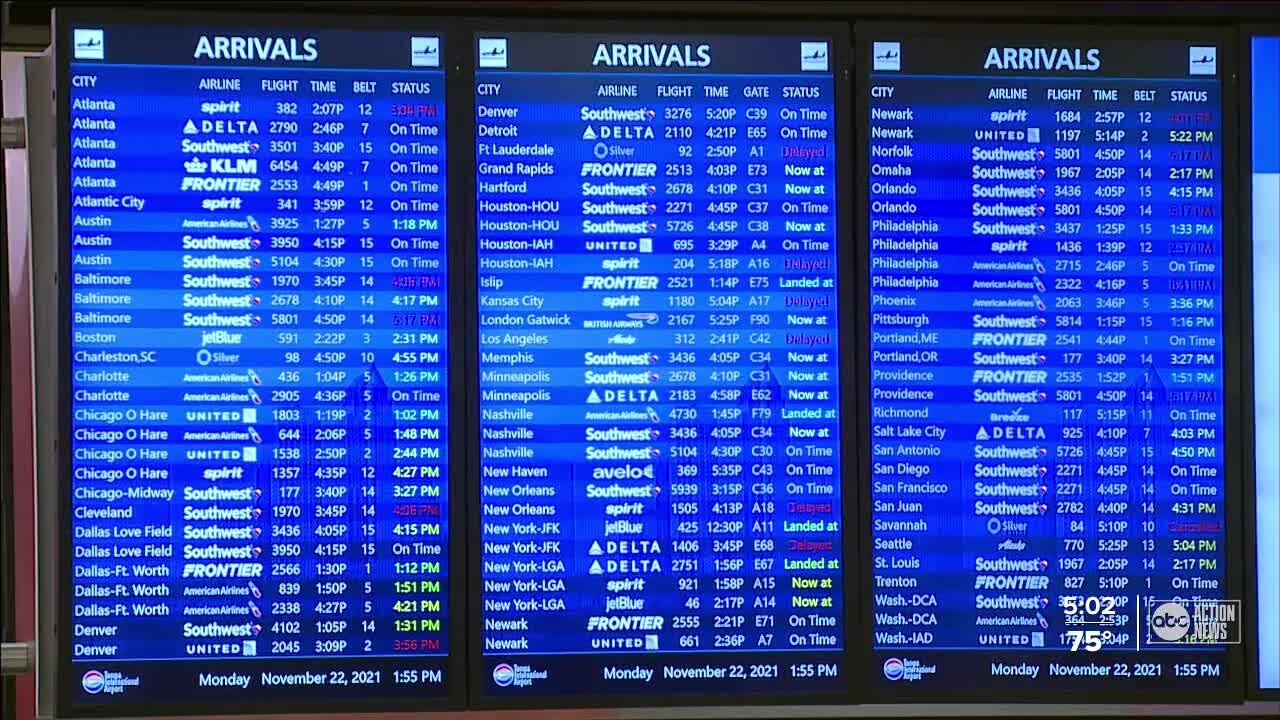 TSA getting ready for record-flying weekend for Thanksgiving