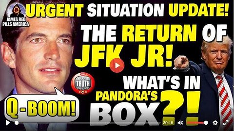 Q-BOOM DROPS MOAB! THE RETURN OF JFK JR! THE VOICE OF Q: WHAT'S IN PANDORA'S BOX?! KIM CLEMENT...