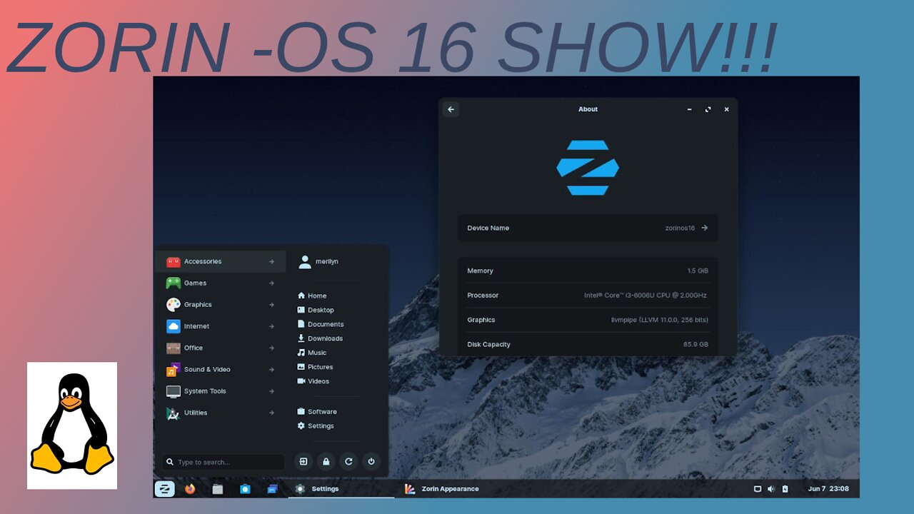 ZORIN-OS 16 SHOW!!!!