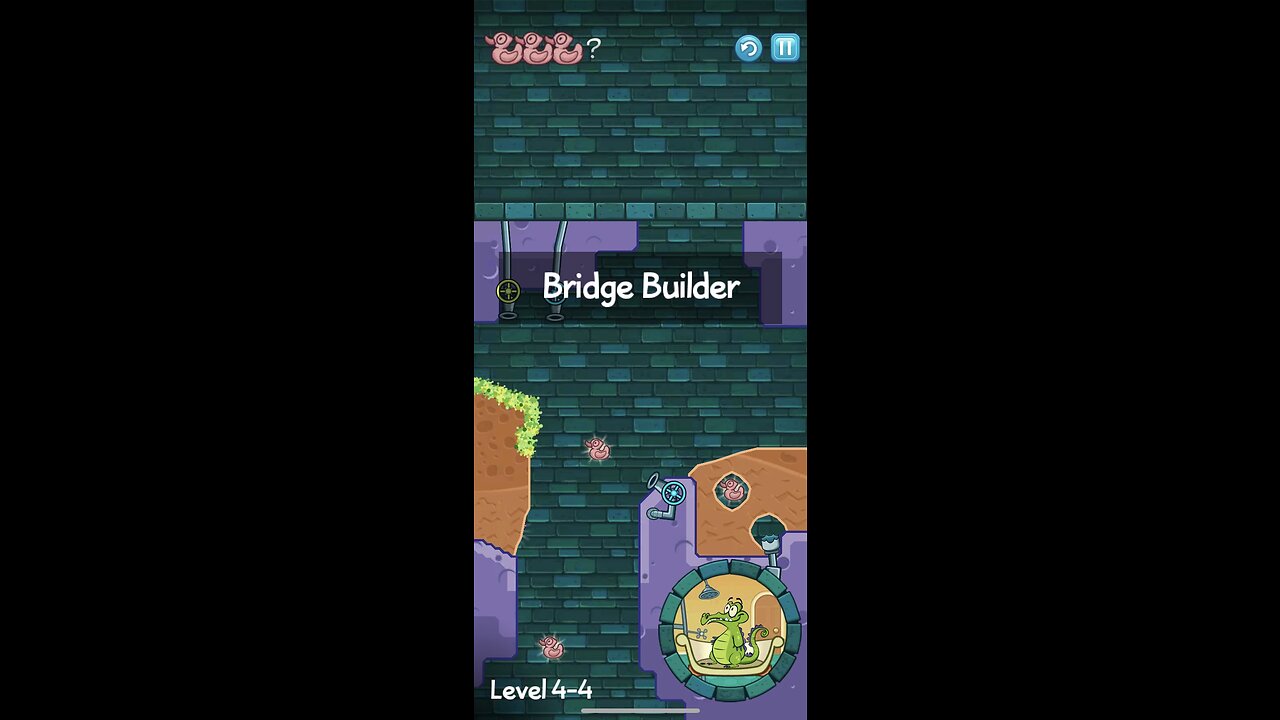 Where’s My Water 4-4 Bridge Builder