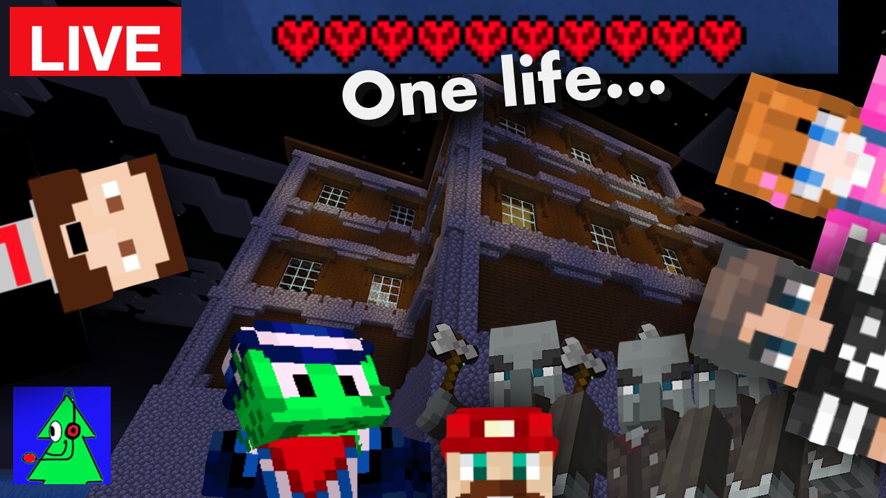 Extra Life...Or Dead. THIS Can't Go Wrong! - Minecraft Live Stream Ep21 - Exclusively on Rumble!