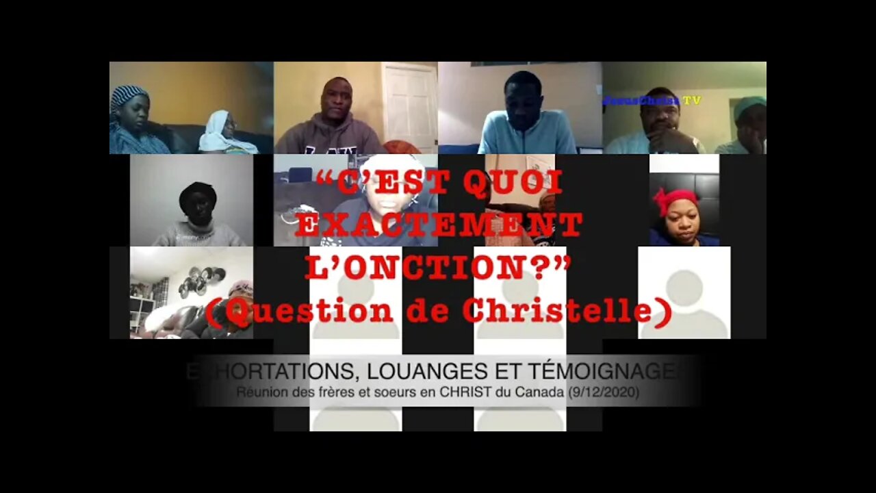 “C’EST QUOI EXACTEMENT L’ONCTION QUE LES FAUX PASTEURS AIMENT UTILISER ” Question de Christelle