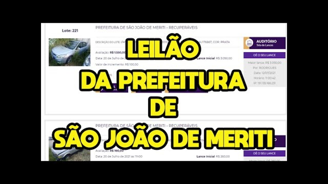 LEILÃO DA PREFEITURA DE SÃO JOÃO DE MERITI, CARROS, MOTOS, CAMINHONETES, CAMINHÕES. *i30* *XRE 300*